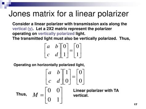 jones polarization matrix